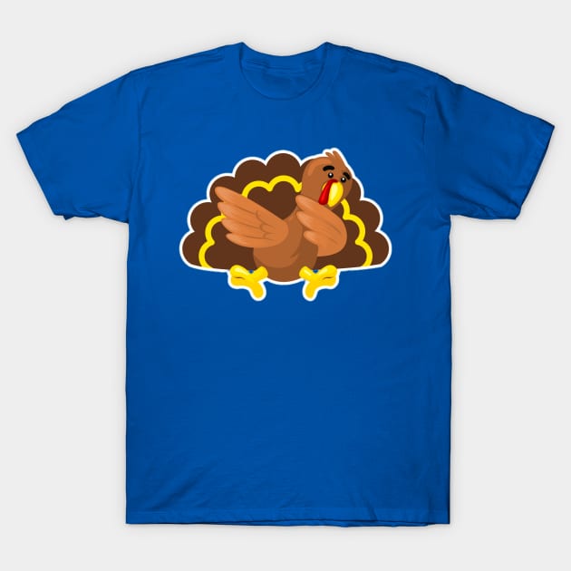 Dab turkey for kids T-Shirt by BrokenTrophies